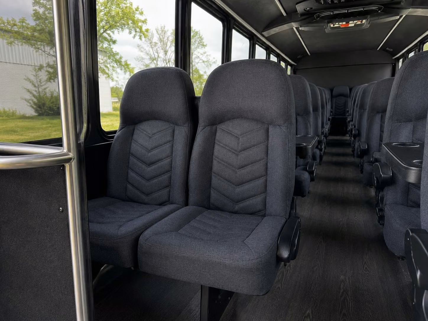15 passenger minibus interior