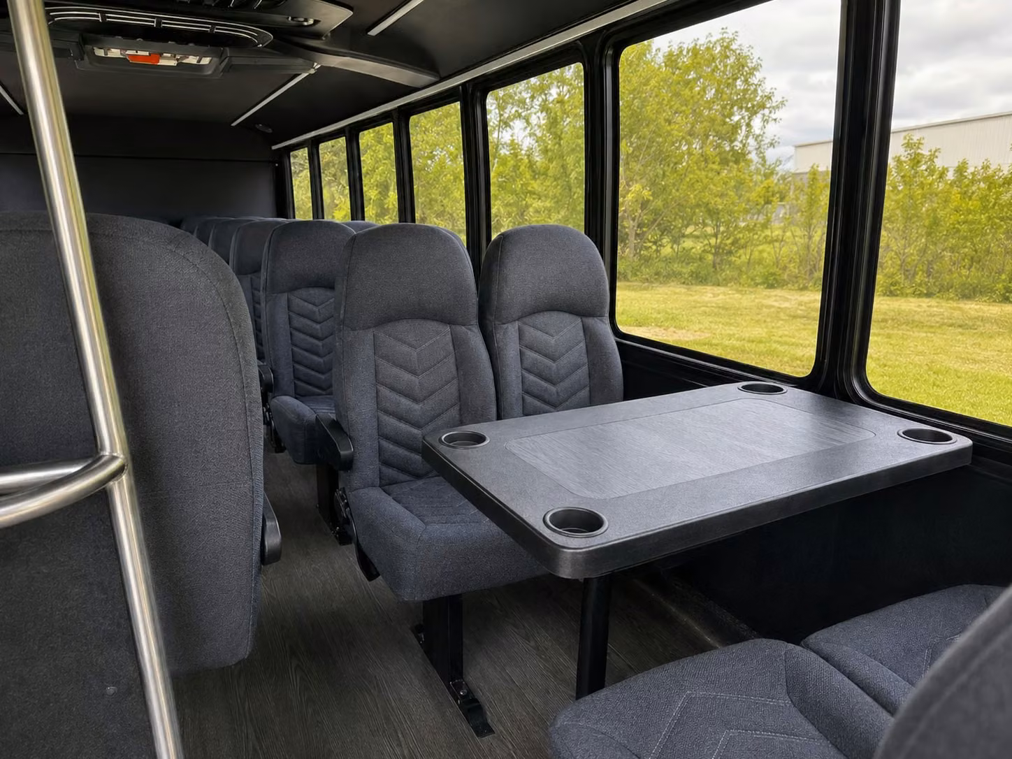 18 passenger minibus inside
