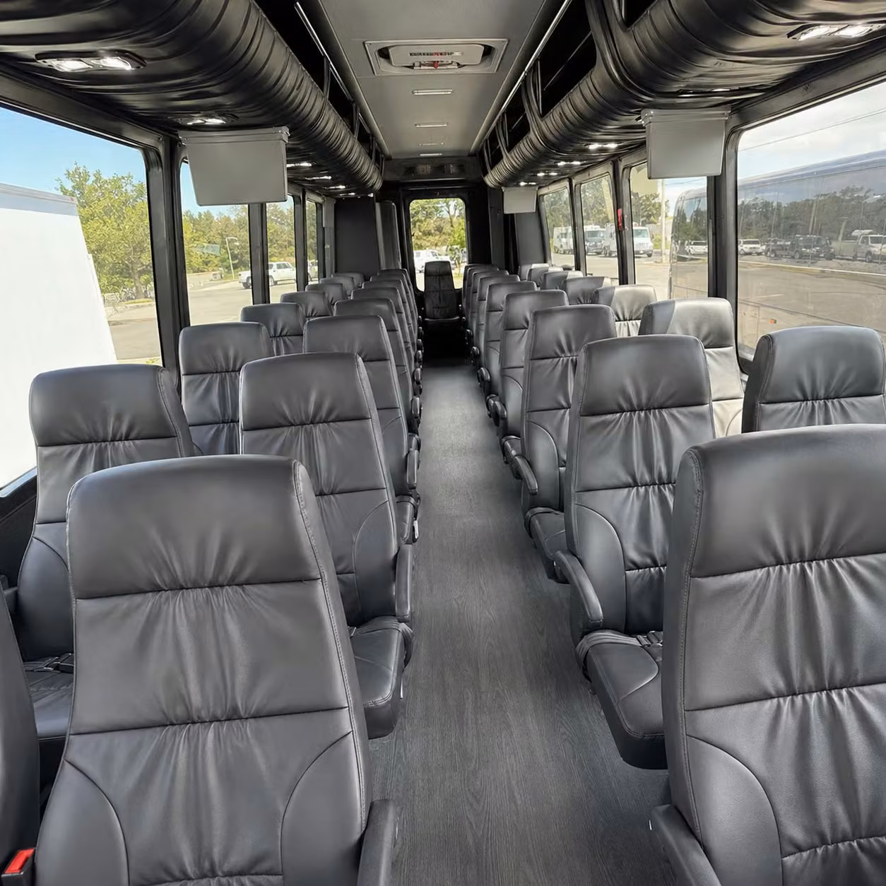 28 passenger minibus inside