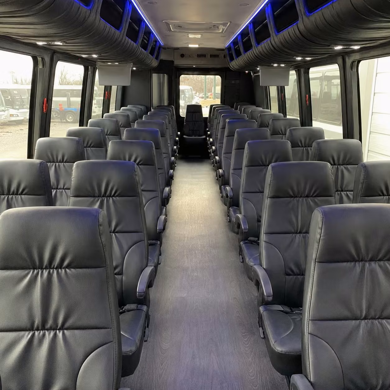30 passenger minibus interior