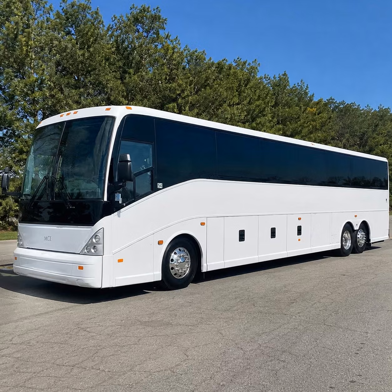 56 passenger charter bus