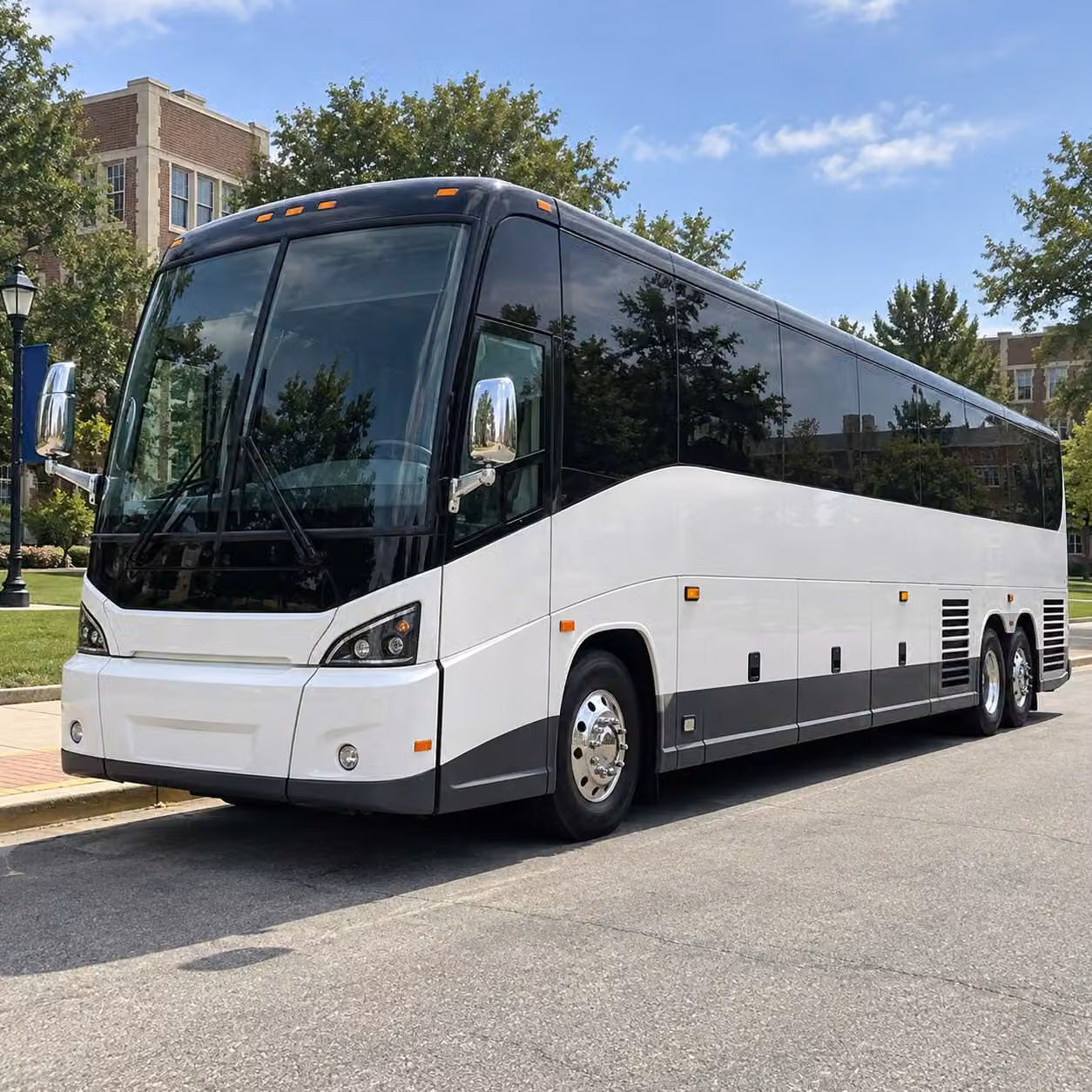 getting a charter bus to prom in escondido is the move for large friend groups