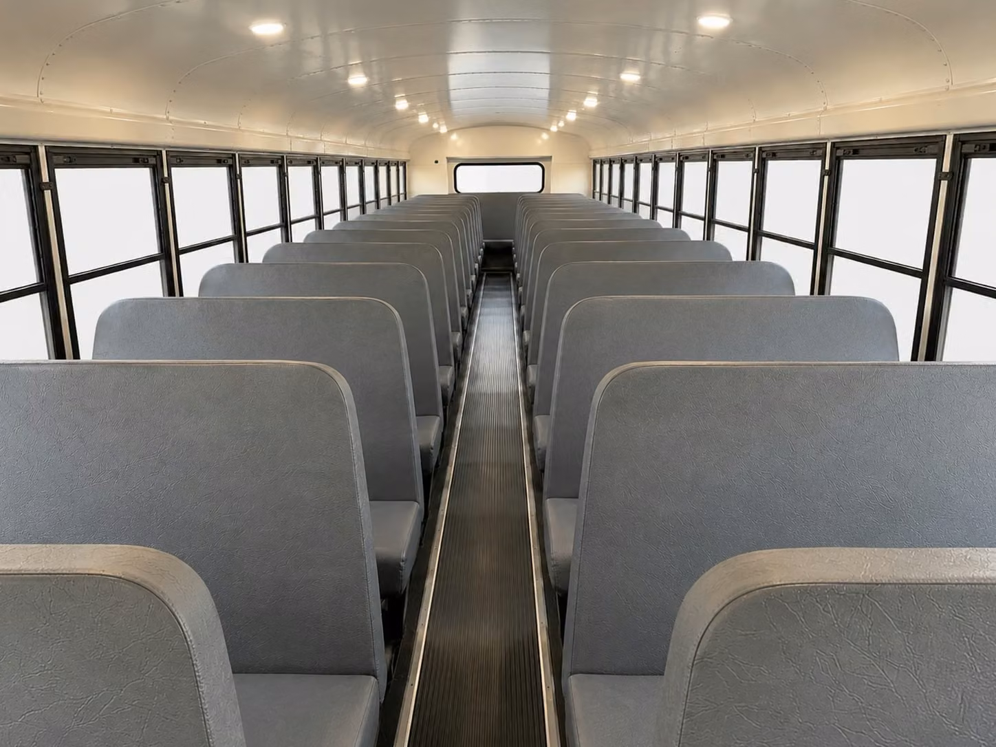 school bus inside